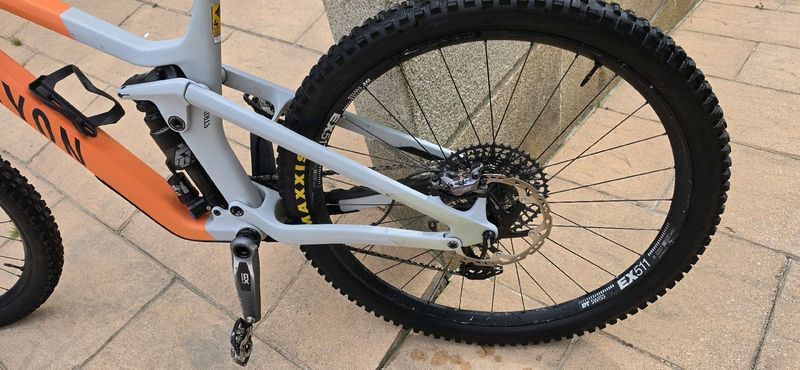 Used Canyon Strive SRAM GX Eagle AXS 2022 Mountainbike, Orange — image 11 of 11