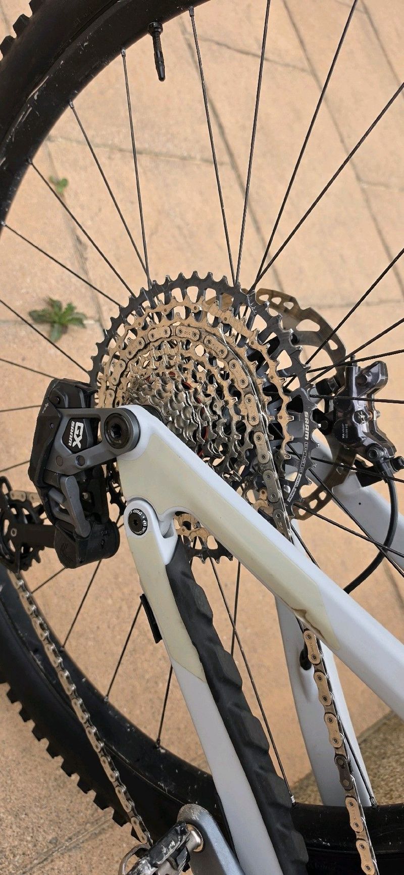 Used Canyon Strive SRAM GX Eagle AXS 2022 Mountainbike, Orange — image 7 of 11
