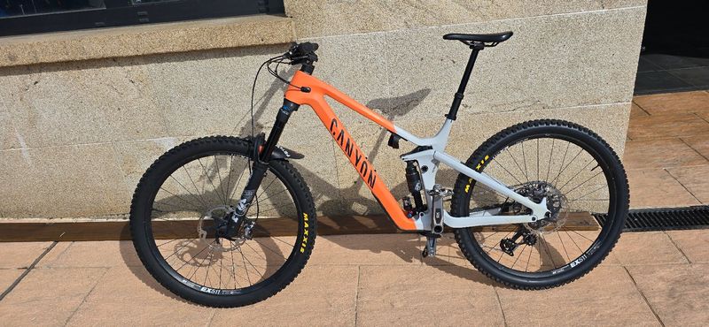 Used Canyon Strive SRAM GX Eagle AXS 2022 Mountainbike, Orange — image 2 of 11