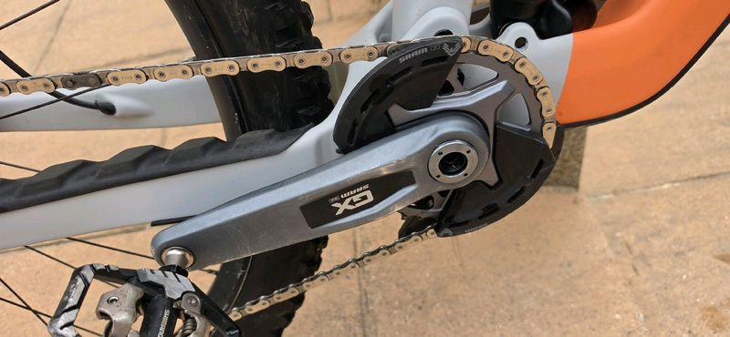 Used Canyon Strive SRAM GX Eagle AXS 2022 Mountainbike, Orange — image 6 of 11