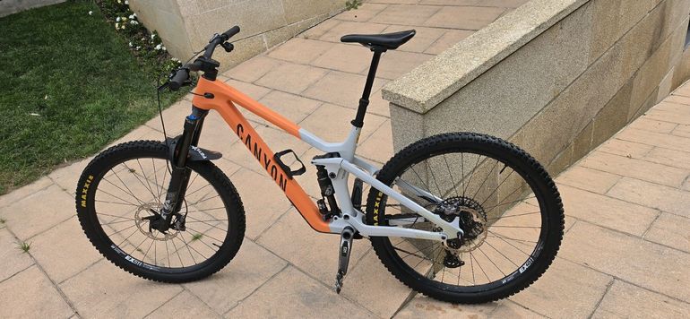 Used Canyon Strive SRAM GX Eagle AXS 2022 Mountainbike, Orange — image 4 of 11