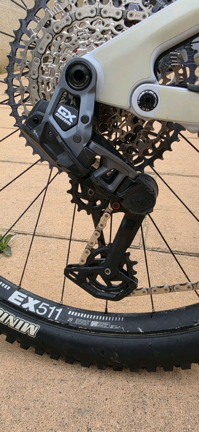 Used Canyon Strive SRAM GX Eagle AXS 2022 Mountainbike, Orange — image 8 of 11