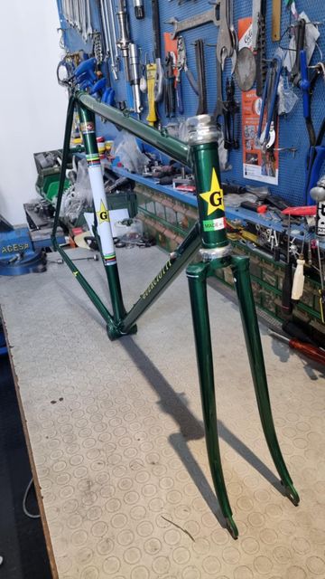 Gebrauchtes Guerciotti VINTAGE 1970'S Frameset 1970 Road & Gravel, Grün — Bild 6 von 10