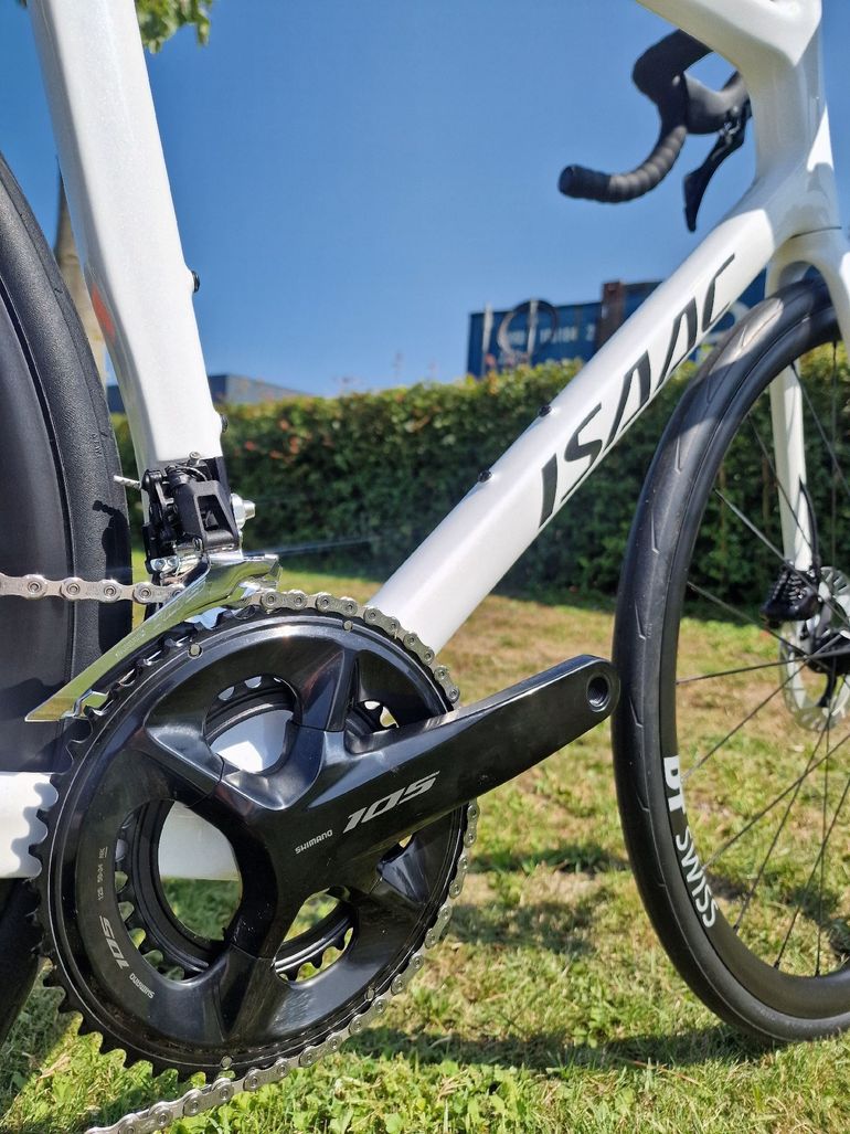 Used Isaac Boson Mineral White L 2025 2025 Road & Gravel — image 3 of 7