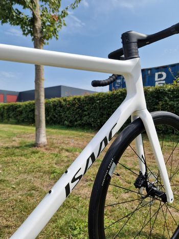 Used Isaac Boson Mineral White L DI2 2025 2025 Road & Gravel, Weiß — image 5 of 8