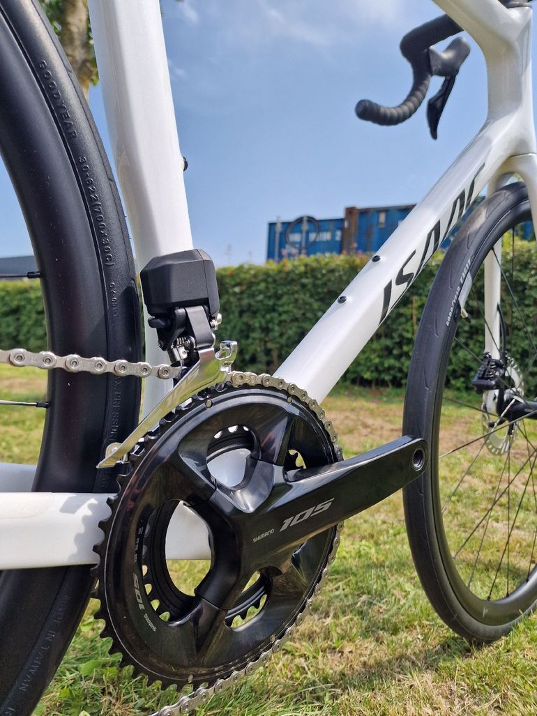 Used Isaac Boson Mineral White L DI2 2025 2025 Road & Gravel, Weiß — image 4 of 8