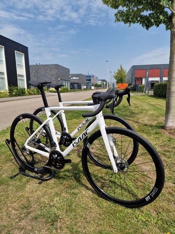 Used Isaac Boson Mineral White L DI2 2025 2025 Road & Gravel, Weiß — image 8 of 8