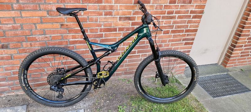 Gebrauchtes Specialized Camber SRAM GX Eagle AXS 2017 Mountainbike, Grün — Bild 1 von 18