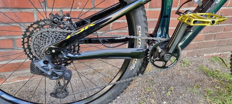 Gebrauchtes Specialized Camber SRAM GX Eagle AXS 2017 Mountainbike, Grün — Bild 3 von 18