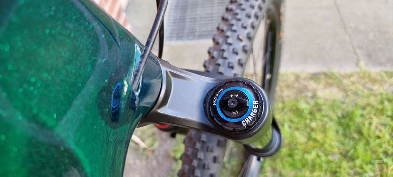 Gebrauchtes Specialized Camber SRAM GX Eagle AXS 2017 Mountainbike, Grün — Bild 6 von 18
