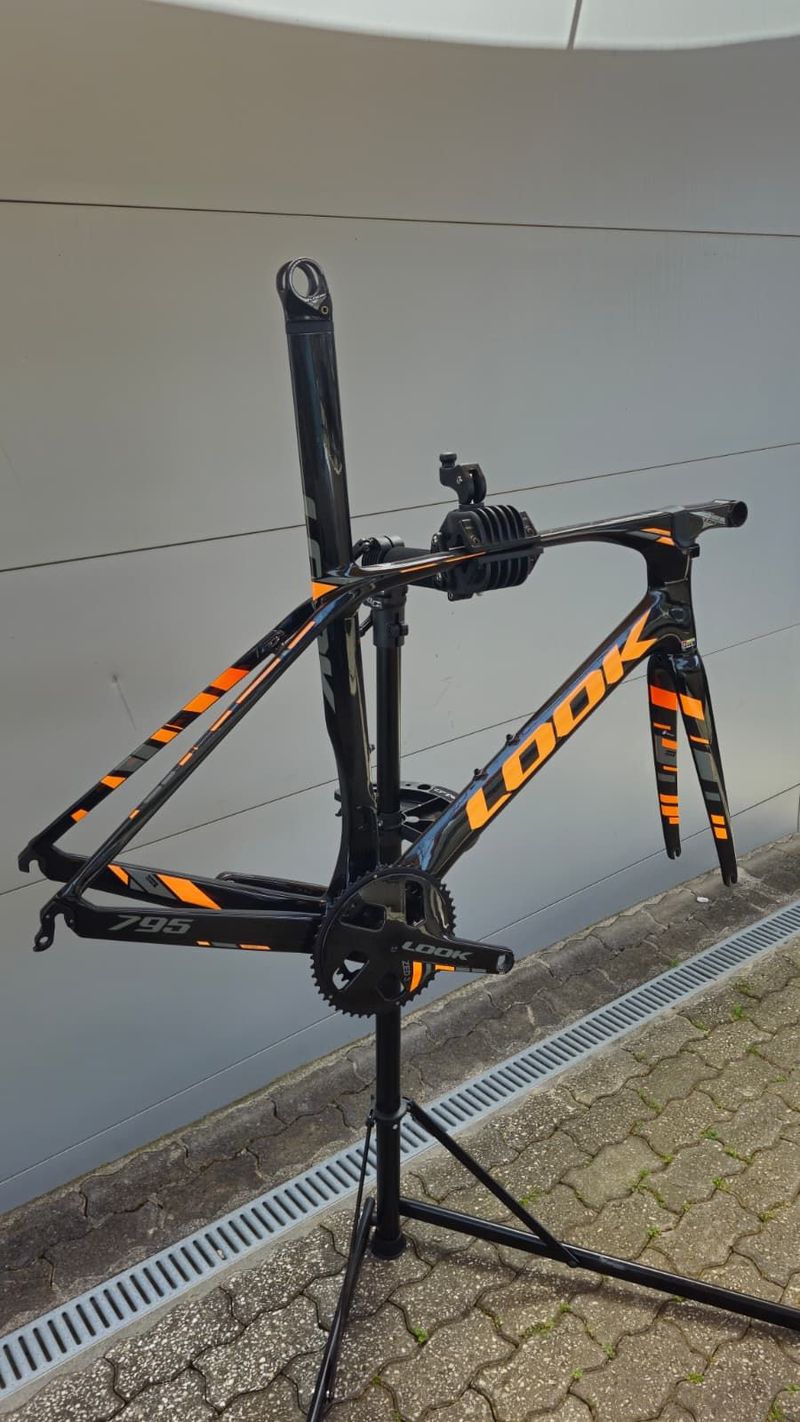 Gebrauchtes Look 795 BLADE LIGHT Light Black Fluo Red - Tam. S Frameset 2017 Road & Gravel