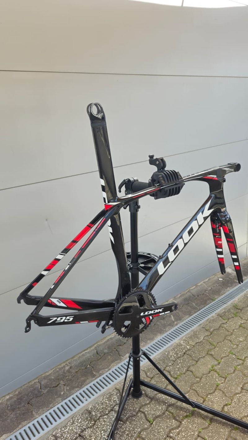 Gebrauchtes Look Quadro 795 Blade AeroLight Black White Red - TAM. S Frameset 2017 Road & Gravel