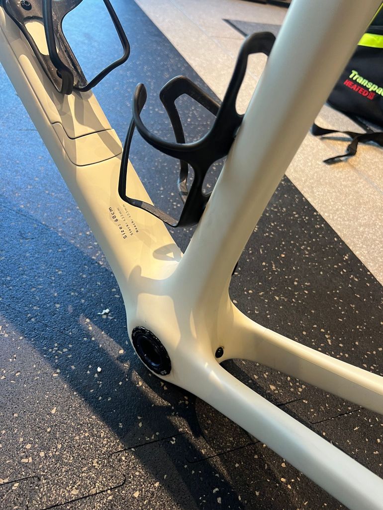 Used Enve Fray Chassis Frameset 2025 Road & Gravel, White — image 5 of 8