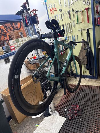 Used Vitus ZX-1 EVO Ultegra Di2 2024 2024 Road & Gravel, Green — image 2 of 10