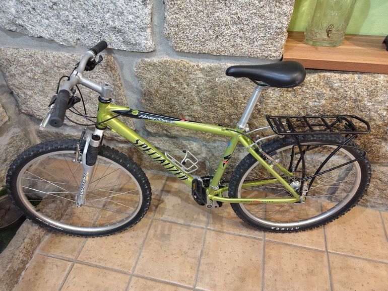 Gebrauchtes Specialized Hardrock STX 1998 Mountainbike, Grün, 26 — Bild 2 von 8