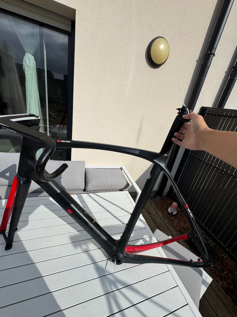 Gebrauchtes De Rosa Idol Frameset 2023 Road & Gravel, Schwarz — Bild 2 von 3