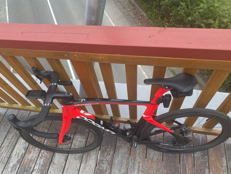 Used Pinarello DOGMA F SUPER RECORD EPS Disc 2022 2022 Road & Gravel, Red — image 6 of 11