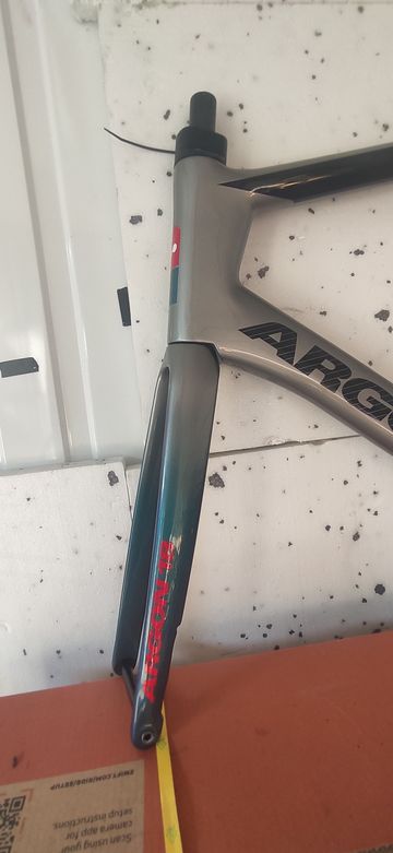 Gebrauchtes Argon 18 Argon Nitrogen Frameset 2022 Road & Gravel, Hellgrau — Bild 8 von 8