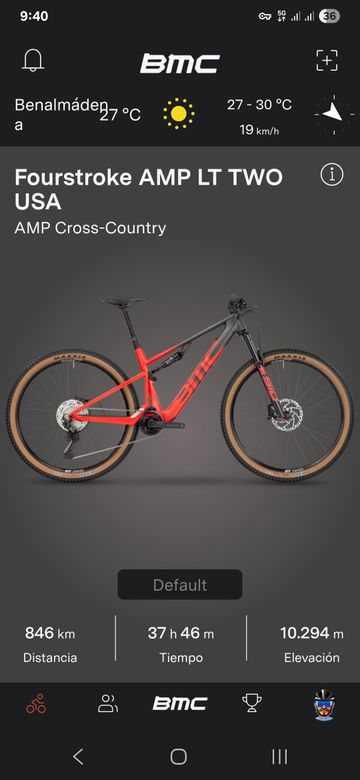 Brugt BMC Fourstroke AMP LT TWO USA 2023 2023 Mountainbike — billede 8 af 11