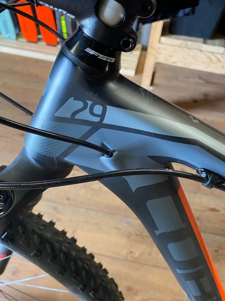 Used CUBE Reaction SRAM X0 2017 Mountainbike, Light Gray — image 2 of 6