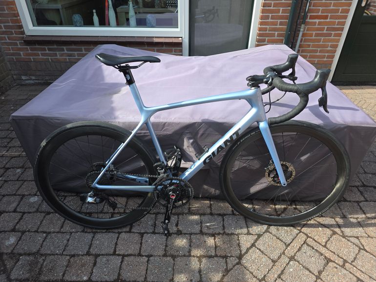 Used Giant TCR Advanced SL 0 Disc-Red eTap 2018 2018 Road & Gravel, Blau — image 2 of 12