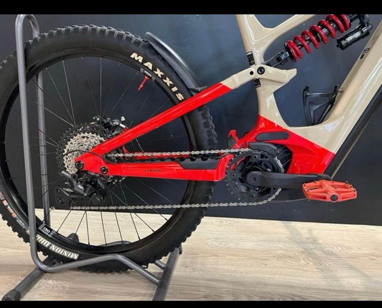 Used Cannondale Moterra Neo LT Carbon 1 2024 2024 Mountainbike, Red, 29 — image 4 of 5
