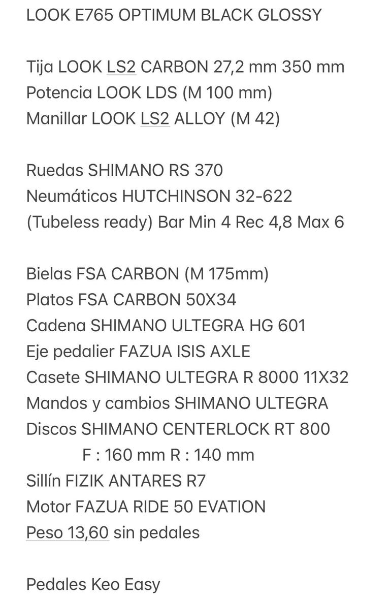 Brugt Look E-765 Shimano Ultegra 2021 Road & Gravel — billede 11 af 11