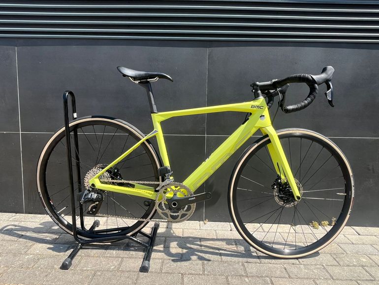 Used BMC Roadmachine AMP TWO USA 2023 2023 Road & Gravel, Verde — image 1 of 12