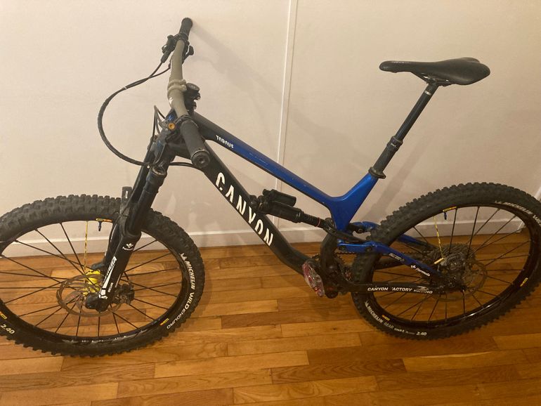 Canyon Torque SRAM X01 Eagle 2020 Mountainbike usato, Blu — immagine 2 di 4