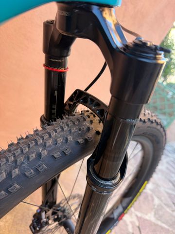 Used BMC Fourstroke SRAM X01 Eagle AXS 2023 Mountainbike, Blue — image 4 of 5