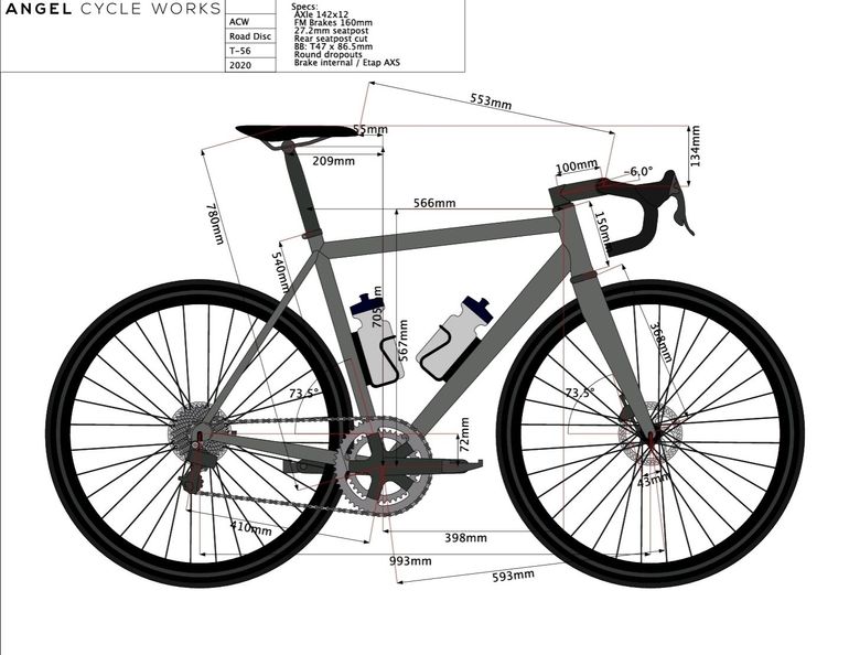 Used Angel Cycle Works Road Disc 2023 Road & Gravel — image 19 of 19