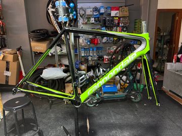 Cannondale Cuadro Supersix HiMod 2019 Road & Gravel usato, Verde — immagine 1 di 6