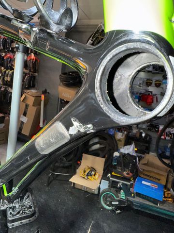Cannondale Cuadro Supersix HiMod 2019 Road & Gravel usato, Verde — immagine 3 di 6