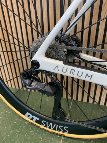 Used Aurum Magma Shimano Ultegra Di2 (12 Speed) 2025 Road & Gravel, White — image 4 of 4