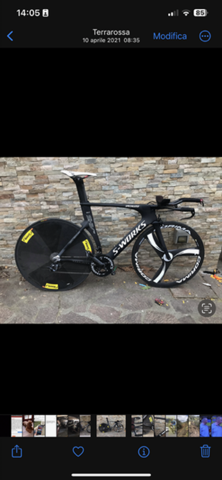Gebrauchtes Specialized Shiv Tt Sram 2016 2016 Road & Gravel, Schwarz — Bild 3 von 4