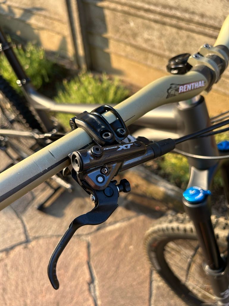 Used Specialized Status 160 2021 2021 Mountainbike, Light Gray, 29, 27.5 — image 4 of 16