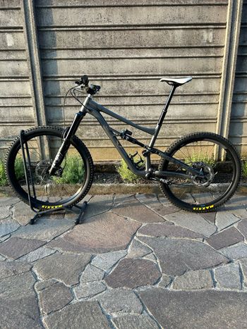 Used Specialized Status 160 2021 2021 Mountainbike, Light Gray, 29, 27.5 — image 2 of 16