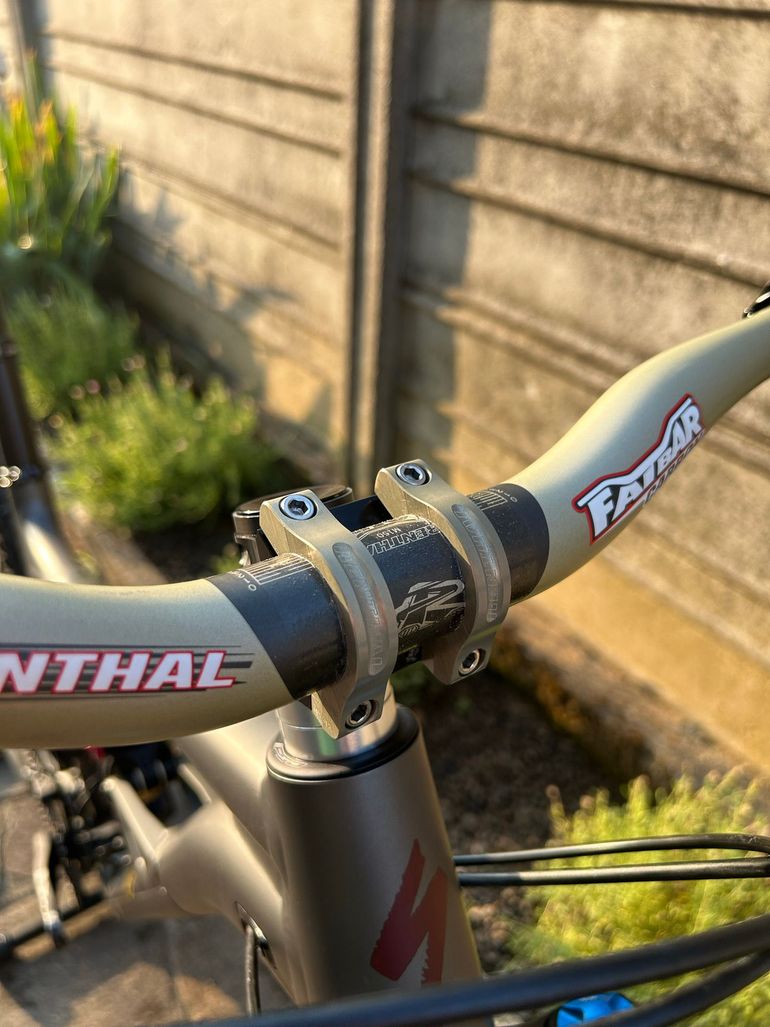 Used Specialized Status 160 2021 2021 Mountainbike, Light Gray, 29, 27.5 — image 3 of 16