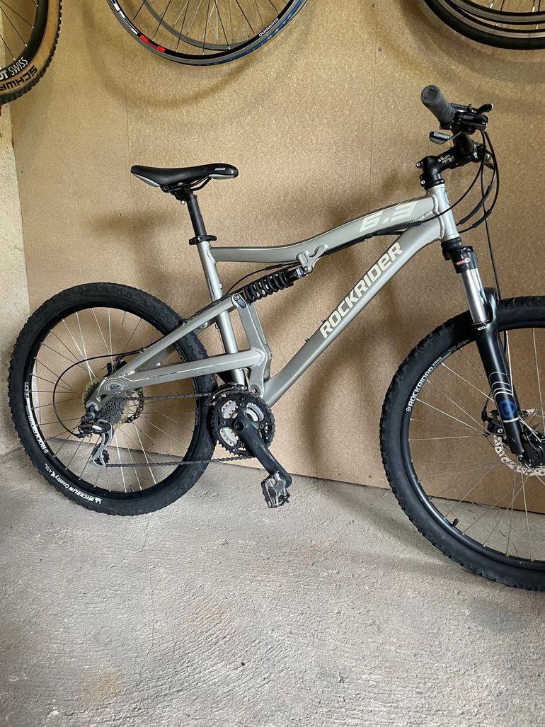 Mountain Bike Rockrider 340 Gris Decathlon Rockrider Gris