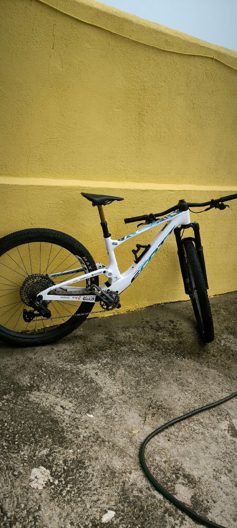 Used Scott Spark SRAM GX Eagle AXS (T-Type) 2024 Mountainbike, White — image 9 of 10