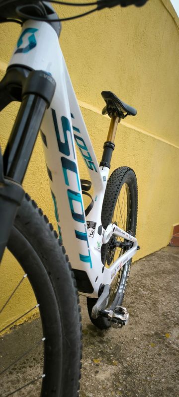 Used Scott Spark SRAM GX Eagle AXS (T-Type) 2024 Mountainbike, White — image 8 of 10