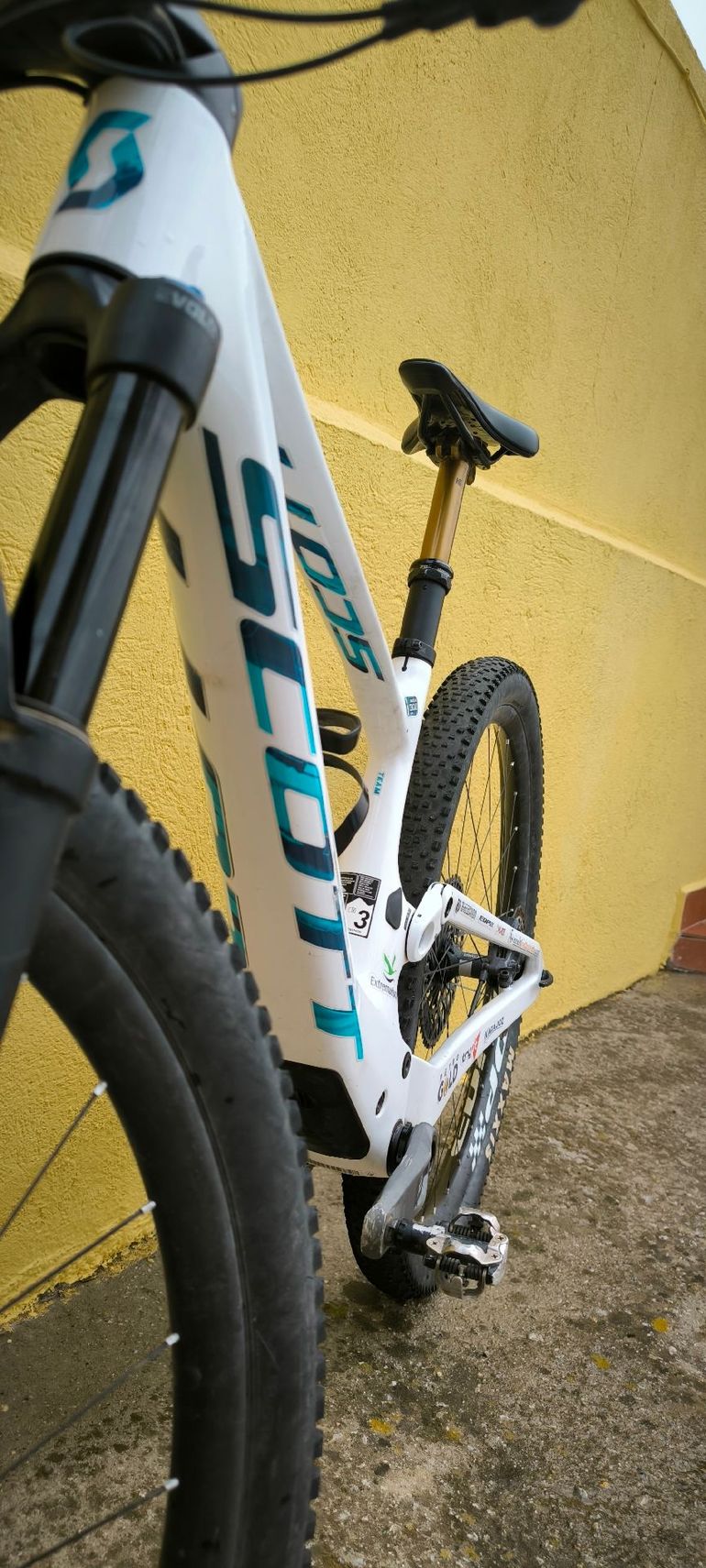 Used Scott Spark SRAM GX Eagle AXS (T-Type) 2024 Mountainbike, White — image 8 of 10