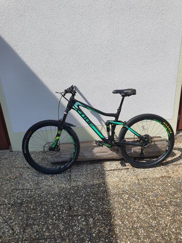 Used CUBE STEREO 140 C:62 SL 27.5 2017 2017 Mountainbike, Black, 27.5 — image 1 of 8