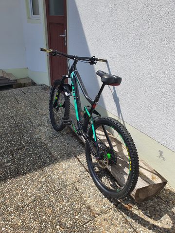 Used CUBE STEREO 140 C:62 SL 27.5 2017 2017 Mountainbike, Black, 27.5 — image 8 of 8