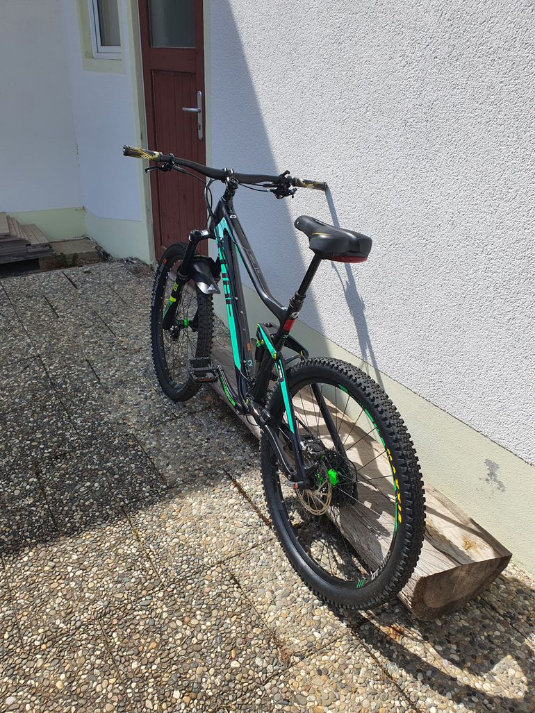 Used CUBE STEREO 140 C:62 SL 27.5 2017 2017 Mountainbike, Black, 27.5 — image 8 of 8
