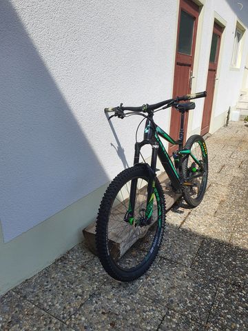 Used CUBE STEREO 140 C:62 SL 27.5 2017 2017 Mountainbike, Black, 27.5 — image 7 of 8