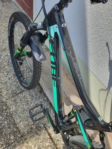 Used CUBE STEREO 140 C:62 SL 27.5 2017 2017 Mountainbike, Black, 27.5 — image 5 of 8