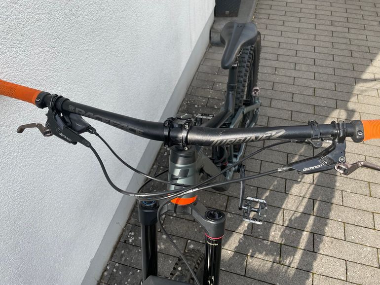 Used CUBE STEREO 170 TM 29 2021 2021 Mountainbike, Light Gray, 29 — image 4 of 12