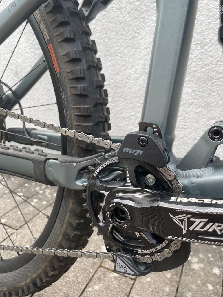 Used CUBE STEREO 170 TM 29 2021 2021 Mountainbike, Light Gray, 29 — image 5 of 12