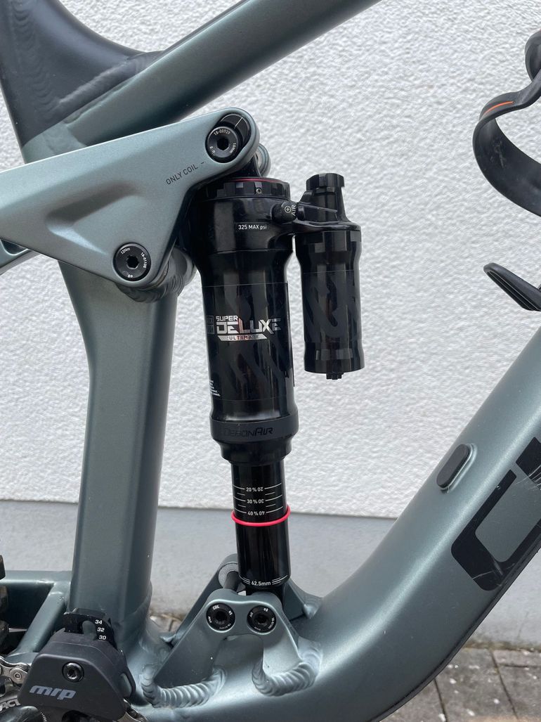Used CUBE STEREO 170 TM 29 2021 2021 Mountainbike, Light Gray, 29 — image 3 of 12